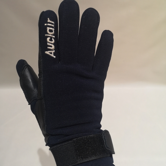 Auclair moto gloves leather and fabric combination - Picture 2 of 7